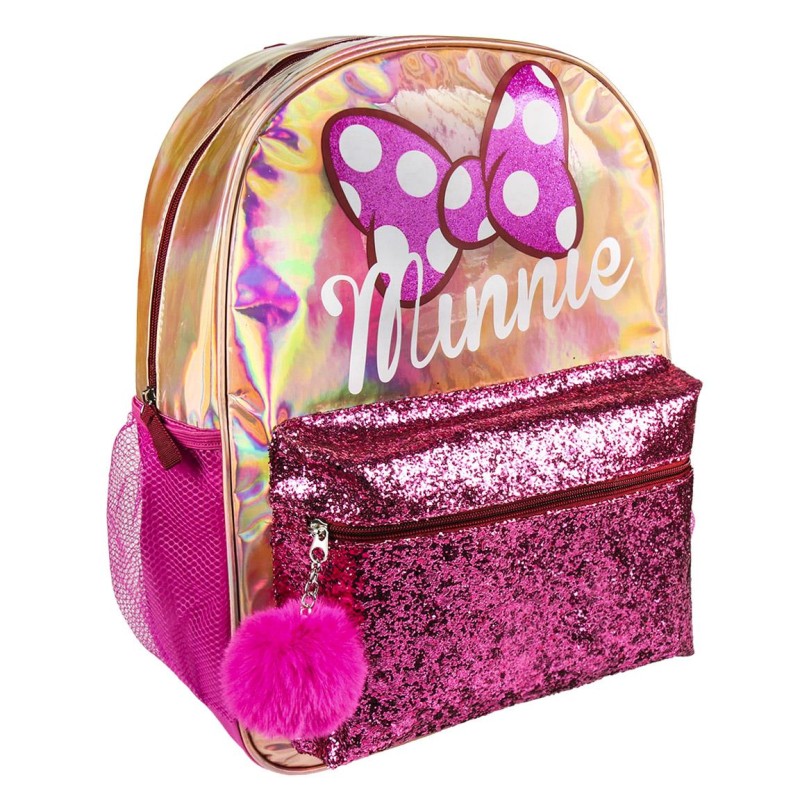 Zaino Minnie con brillantini e Pon Pon